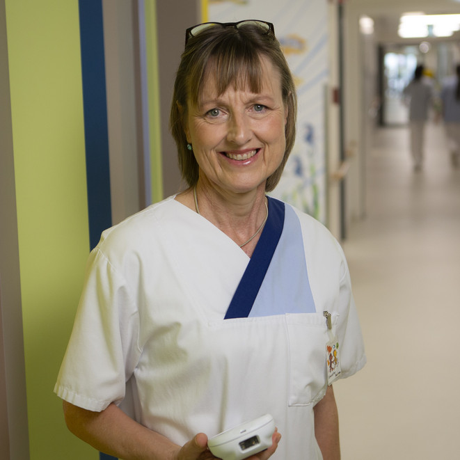 Andrea Harms, Kinderkrankenschwester