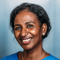 Porträt Abeba Dysick, Teamleitung Intensivstation, Klinikum Frankfurt Höchst