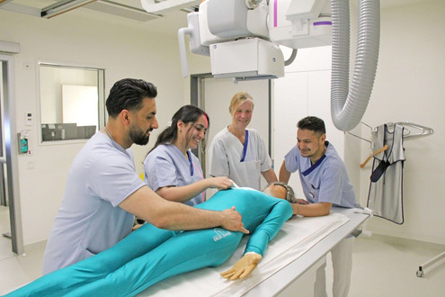 Neuen Simulationspuppe für Auszubildende im Bereich Radiologie