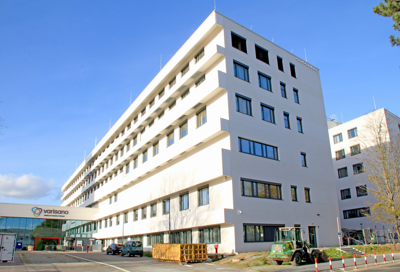 Außenansicht des Neubaus Klinikum Frankfurt Höchst