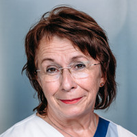 Porträt Jutta Landgraf, Stomatherapeutin, varisano Klinikum Frankfurt Höchst