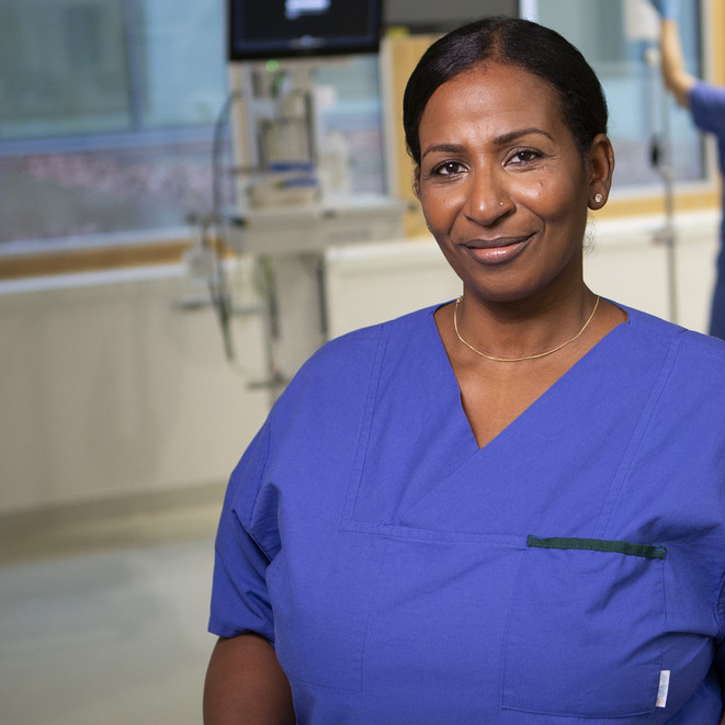 Abeba Dysick, Pflege-Bereichsleiterin Intensivstation