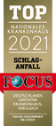 FOCUS-Siegel Top Nationales Krankenhaus Schlaganfall 2021